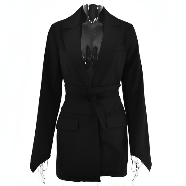 Blazer för kvinnor | med midjebälte | sofistikerad och mångsidig | modern elegans