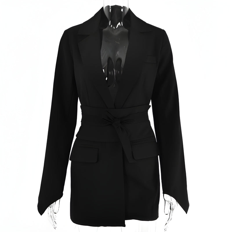 Blazer för kvinnor | med midjebälte | sofistikerad och mångsidig | modern elegans