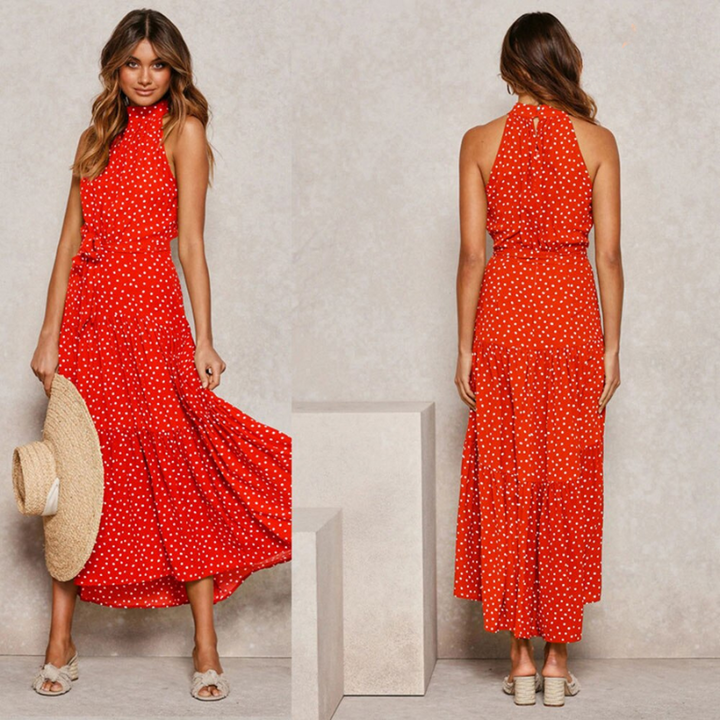 Damklänning | Elegant | Halterneck | Sommar