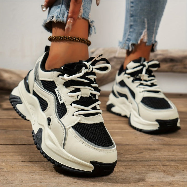 Sneakers för Damer | Elegant Höjd &amp; Dämpad Sula | Perfekta för Vardag &amp; Stadsliv