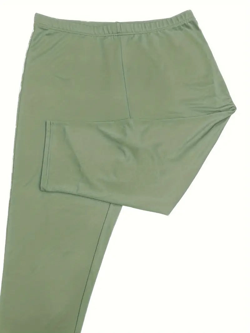 Damleggings | Enfärgade Capri | Croppad & Bekväm för Vår & Sommar
