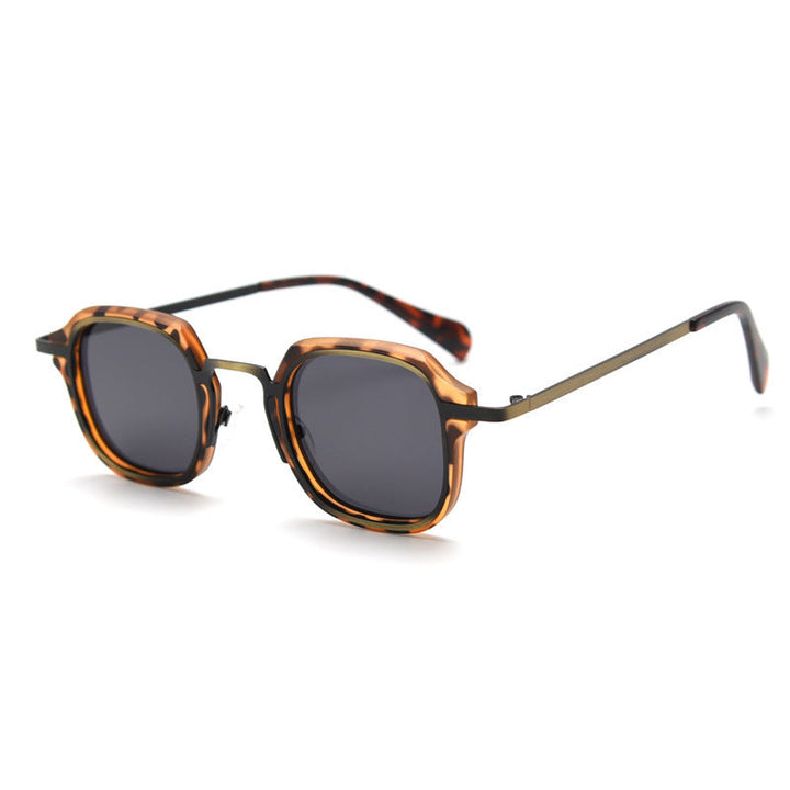 Herr Solglasögon | Retro Geometrisk | Statement Design | Sommar