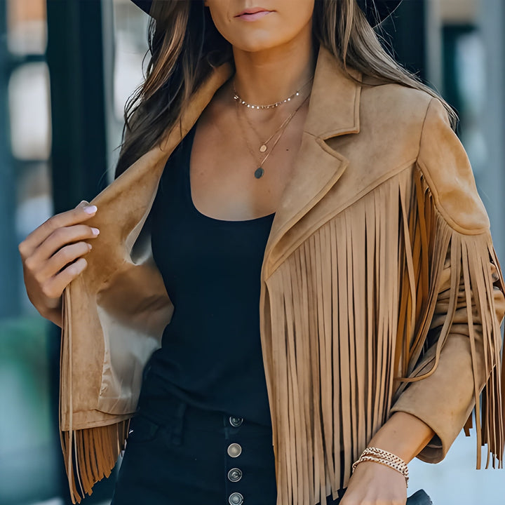 Jacka Dam | Jacka | Fransdetaljer | Casual