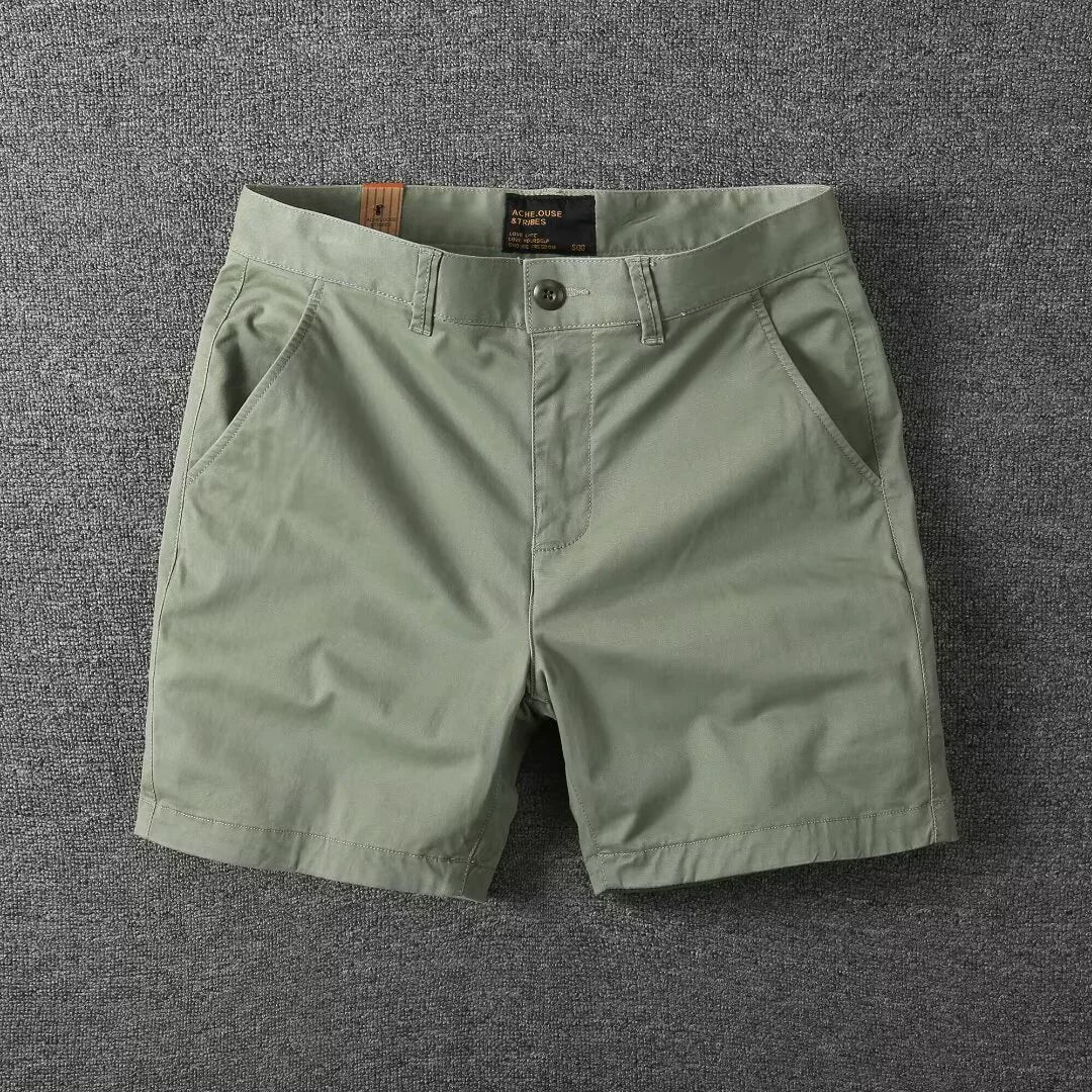 Herr Shorts | Slimfit Kort | Knoopsluiting | Sommar