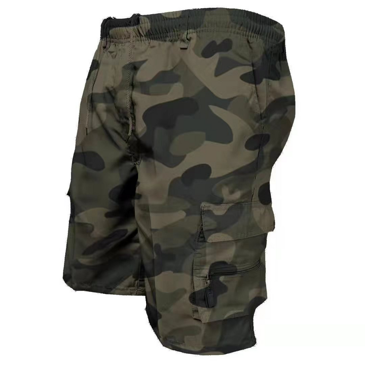 Herr Shorts | Cargo | Elastisk Midja | Sommar