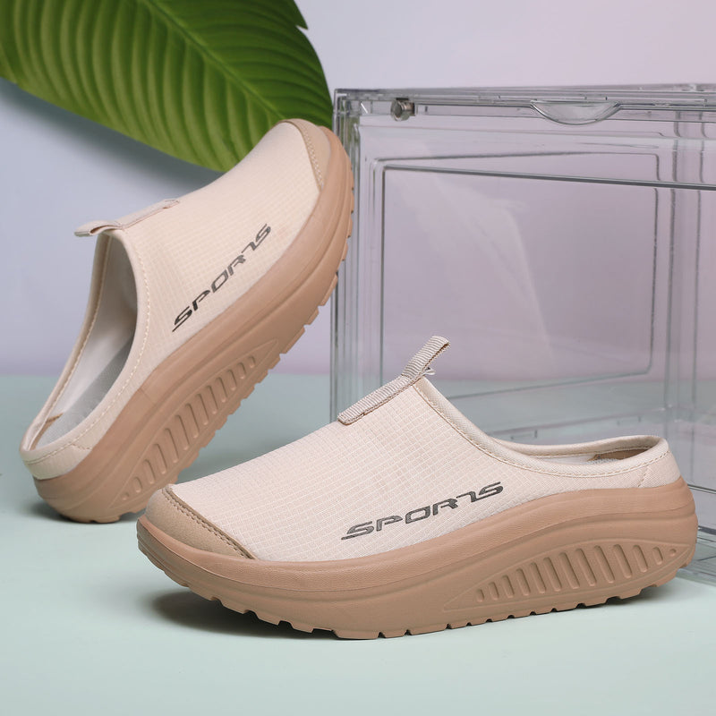 Dam Sandaler | Andningsbar Mesh & Slip-on | Halvklack & EVA-sula | Sommar & Bekväm Passform