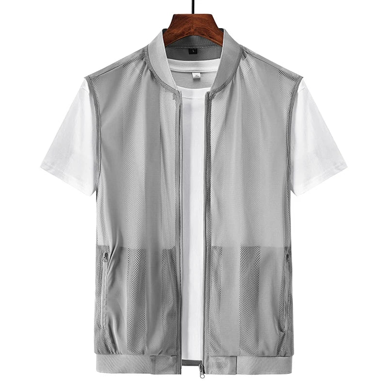 Herr Bodywarmer | Slimfit | Met Dragkedja | Sommar