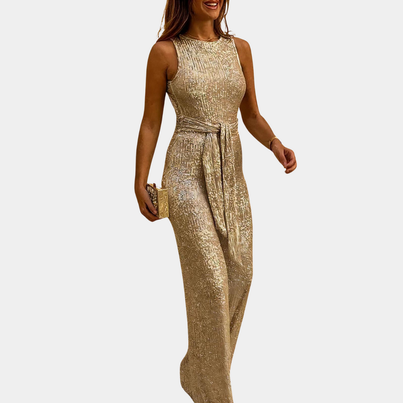 Jumpsuit Damer | Glamorös med paljetter | Strålande Elegant & Charmig