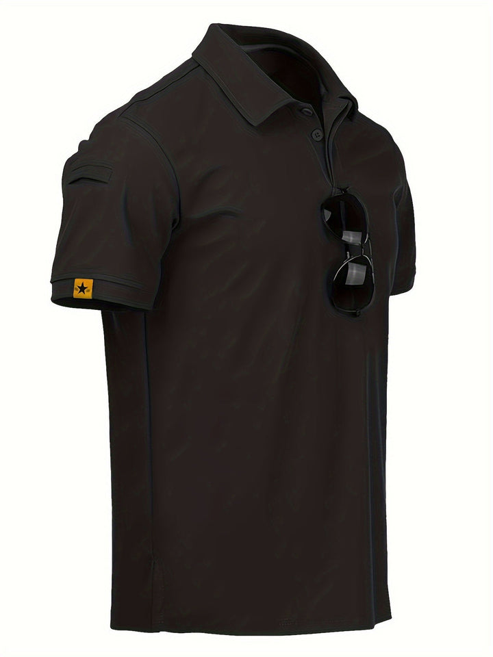 Herrpiké | Slim fit | Med knappar | Sommar