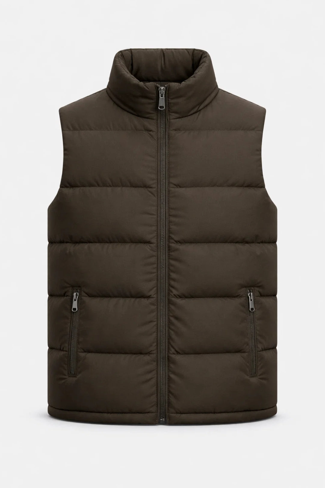 Herr Vadderad Väst | Regular fit | Med Dragkedja | Casual