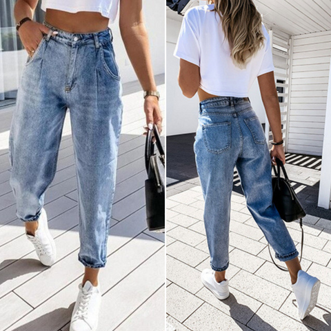Jeans för kvinnor | Streetwear-stil | Trendigt & avslappnat | Mångsidig design