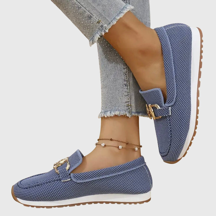 Dam Skor | Loafers | Metallspänne | Sommar
