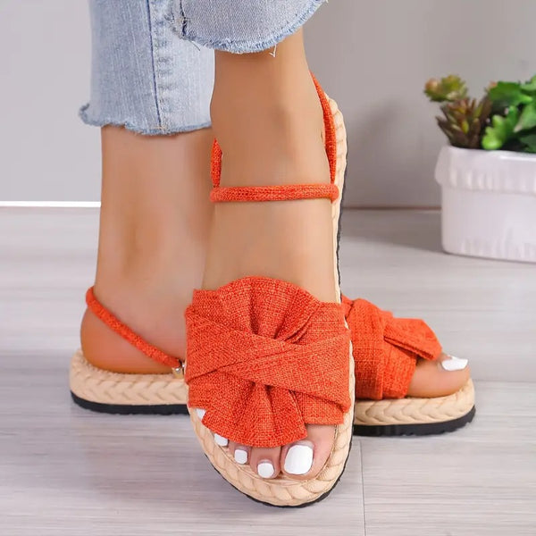 Sandal för kvinnor | Lätt och mångsidig | Enfärgad | Sommarstil