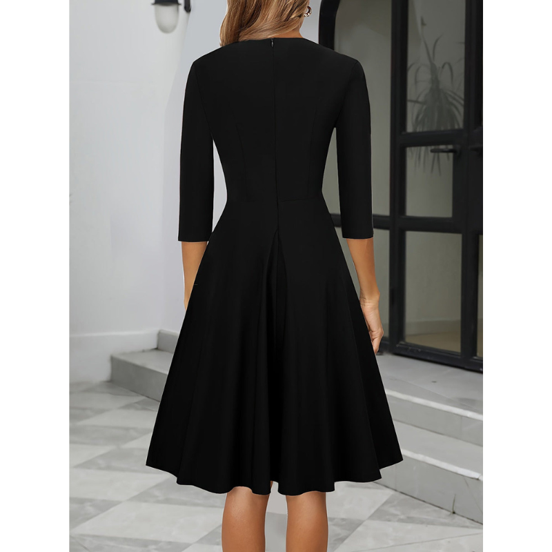 Festklänningar | Elegant Damklänning | Midi Aftonstil