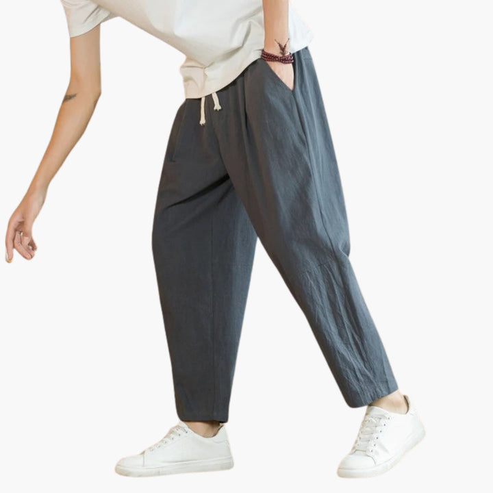 Herr Byxor | Vida Ben | Elastisk Midja | Sommar