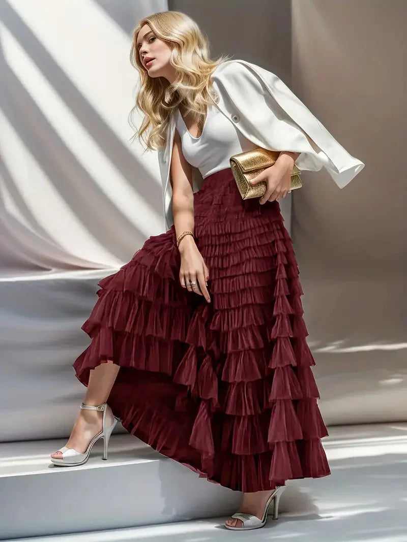 Dam Kjol | Elegant | Volangdesign | Sommar