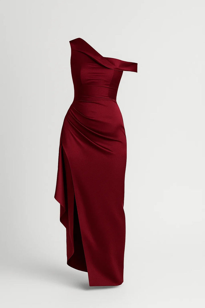 Dames Klänning | Elegant Figurnära | Med Slits | Sommar