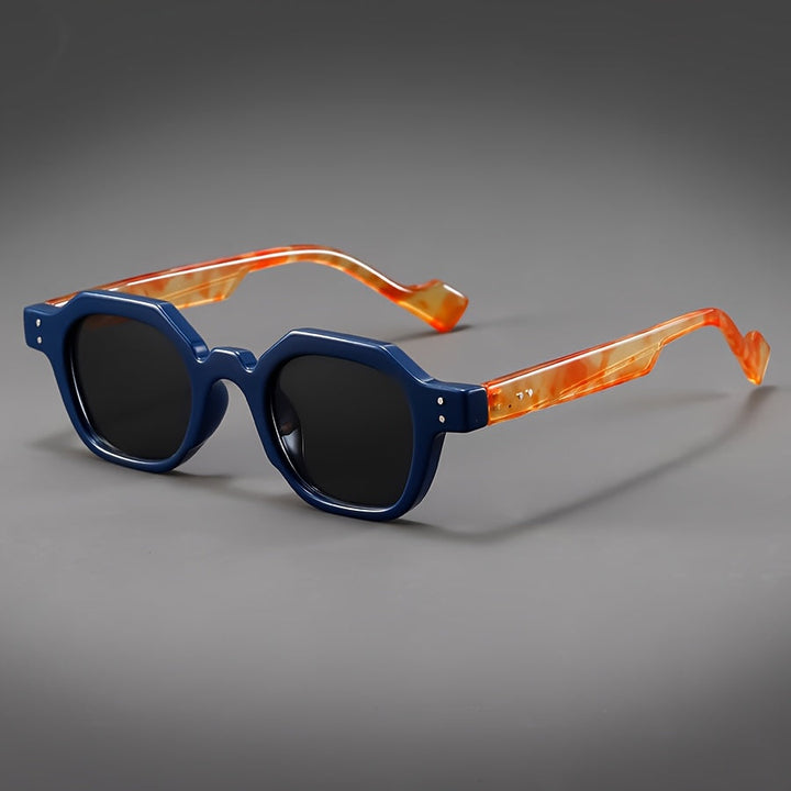 Herr Solglasögon | Vintage Retro | Rund Design | Sommar