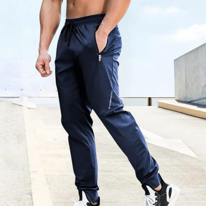 Herr Joggers | Tapered | Med Dragkedja | Sommar