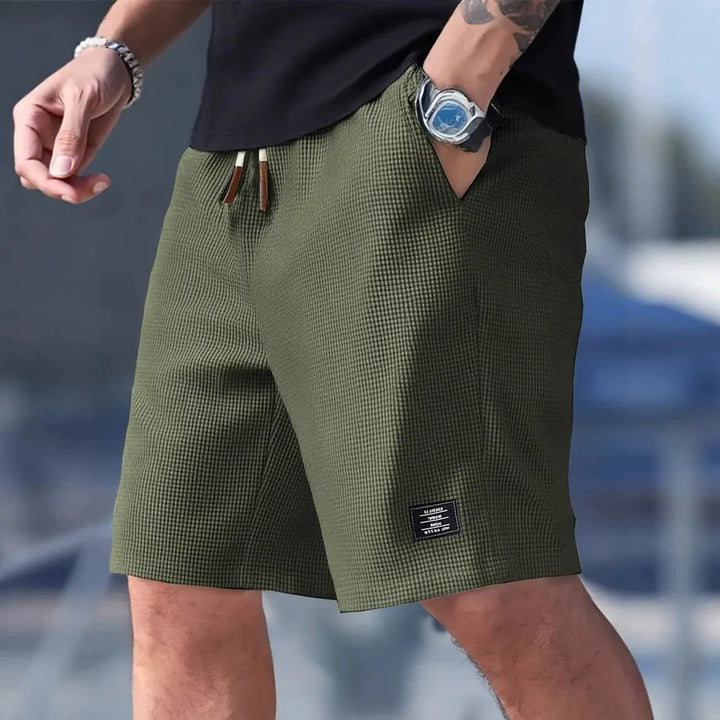Herr Shorts | Waffle Struktur | Knytband | Sommar