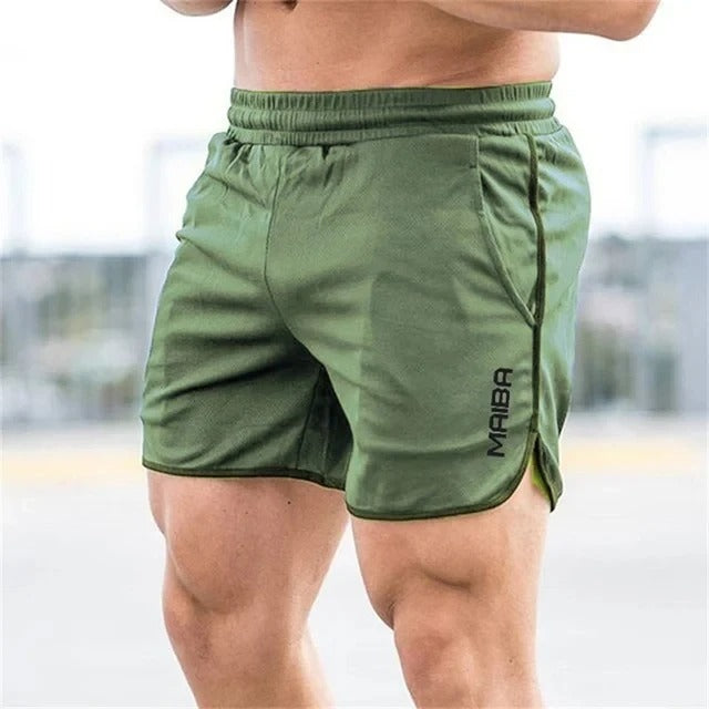 Herr Sportshorts | Slimfit Kort | Elastisk Midja | Sommar