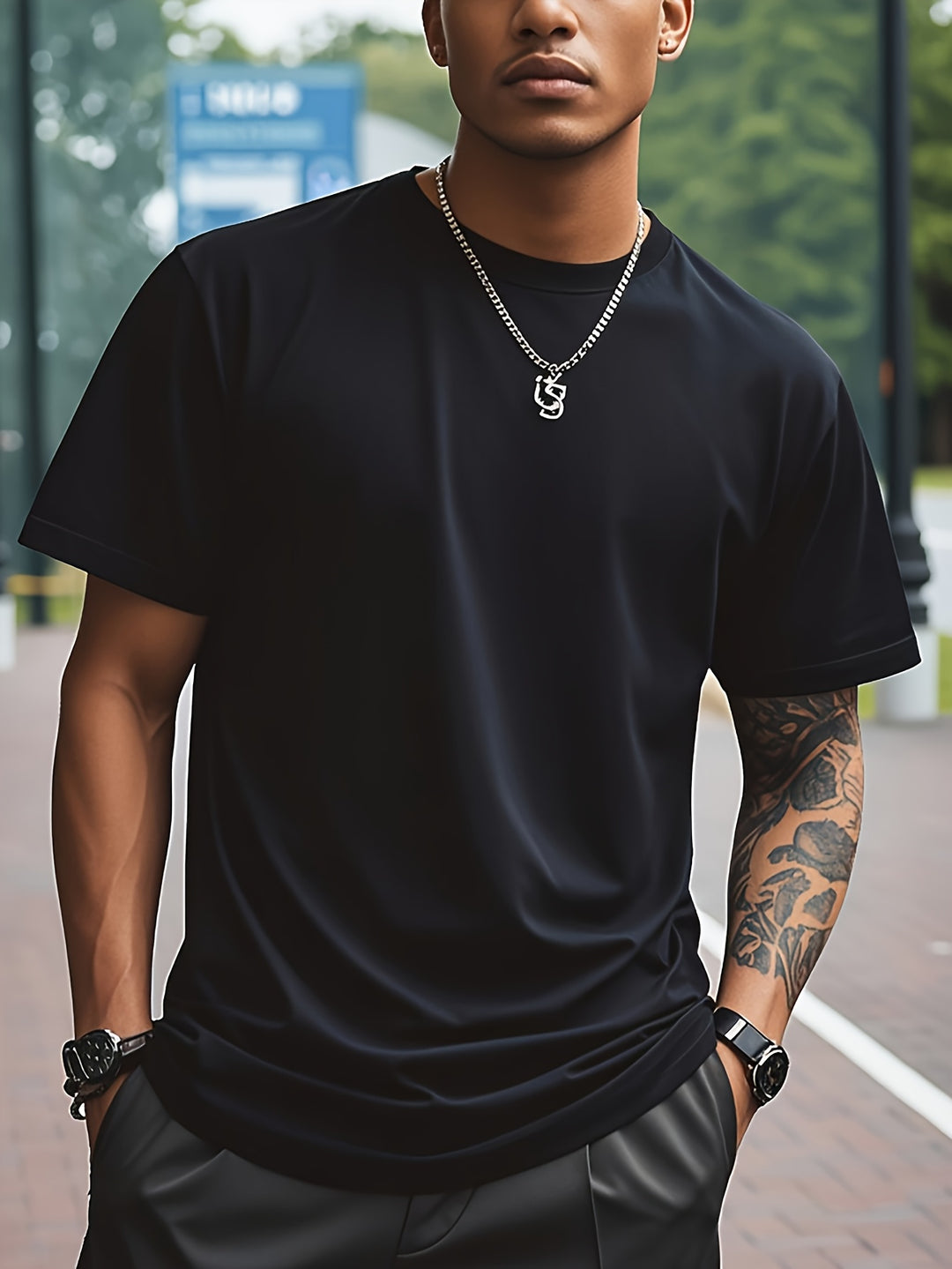 Herr T-shirt | Slimfit | Kort Ärm | Sommar