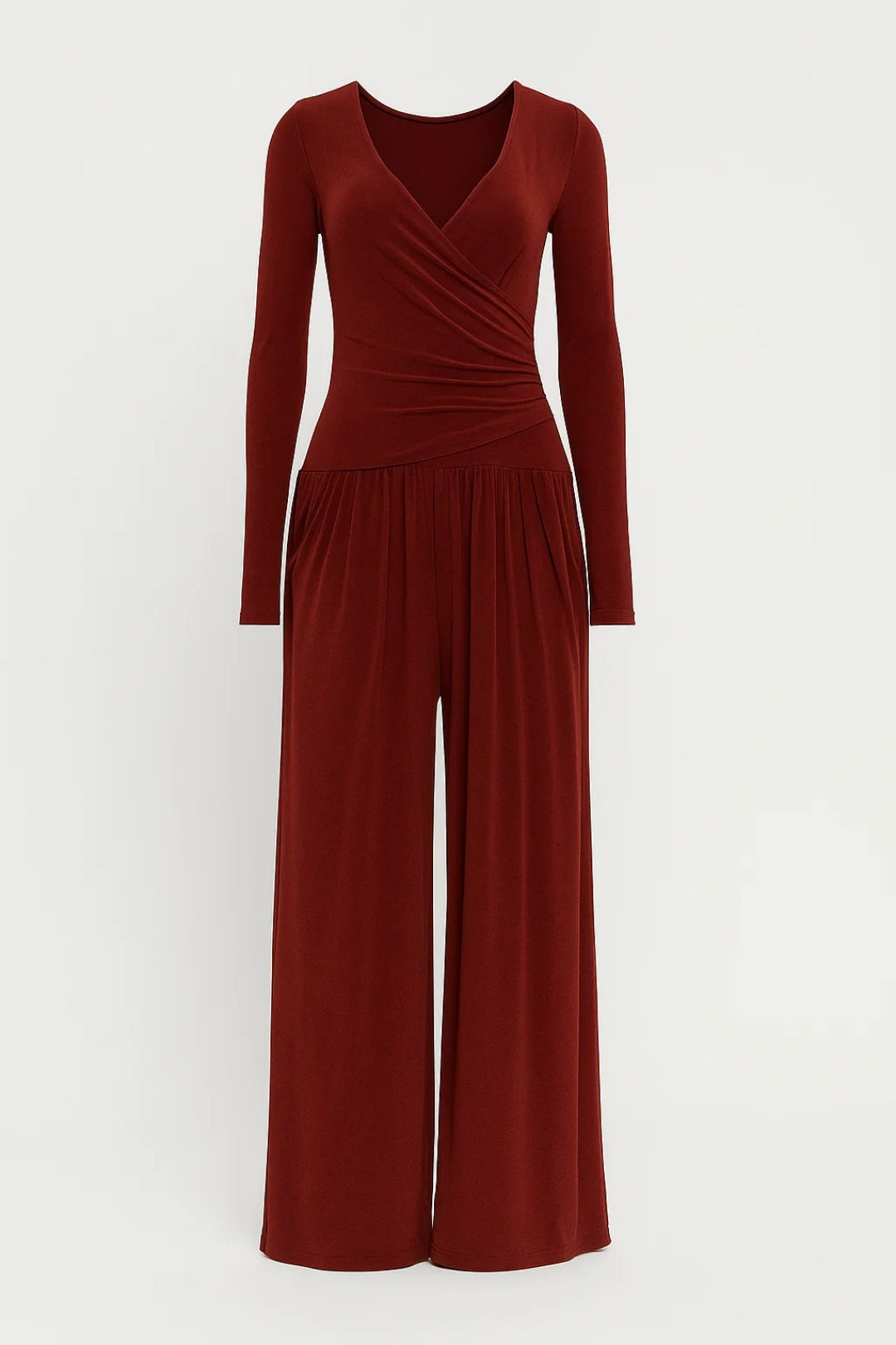 Dam Set | Elegant Vida Byxor | Lång Ärm | Sommar