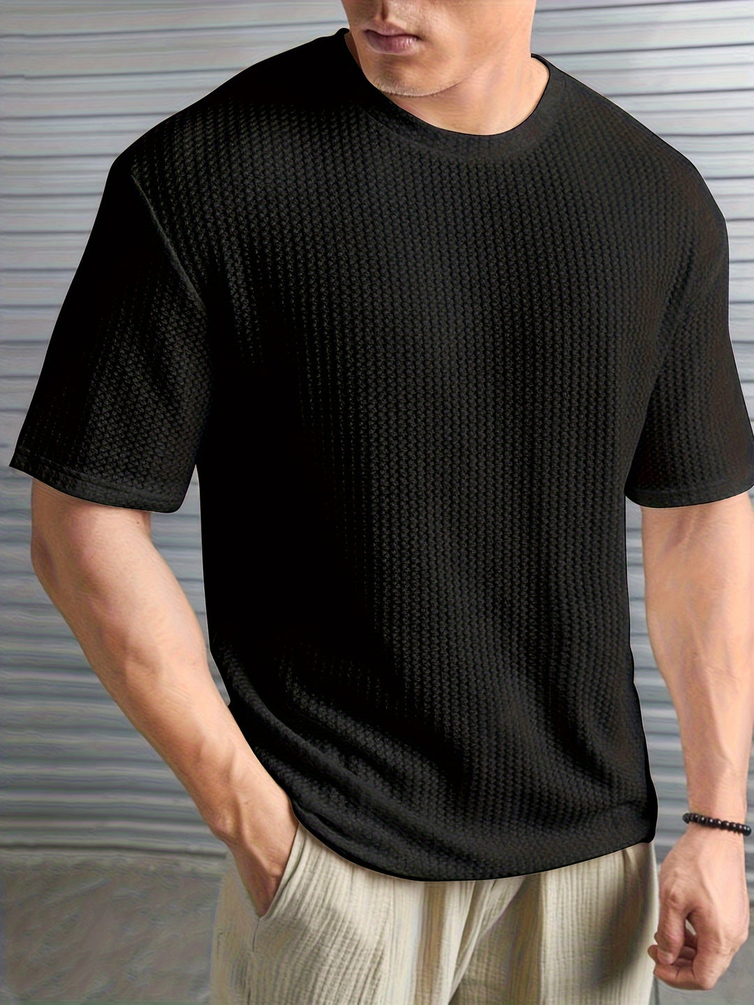 Herr T-shirt | Rak Passform | Kort Ärm | Sommar