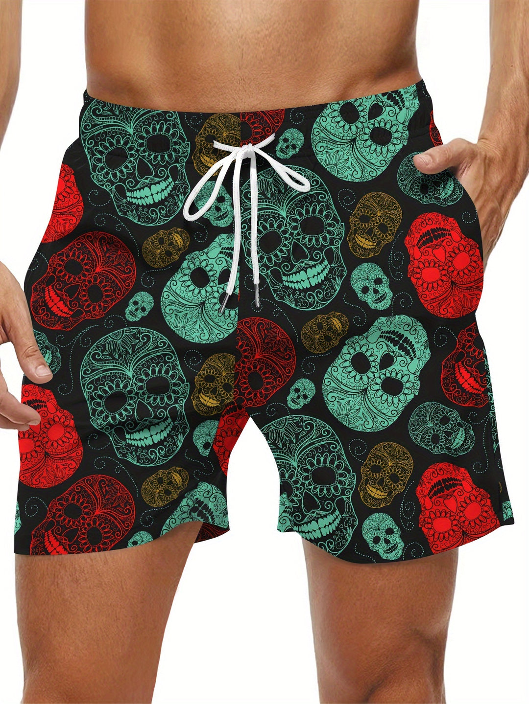 Herr Shorts | Straight | Med Dragsko | Sommar
