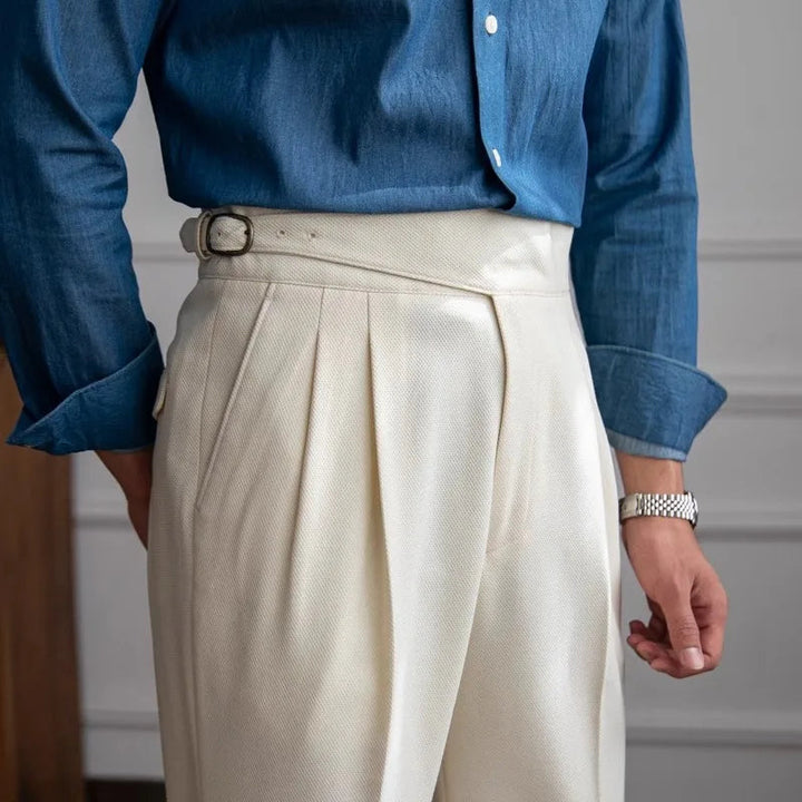 Herr Byxor | Tapered | Med Veck | Sommar