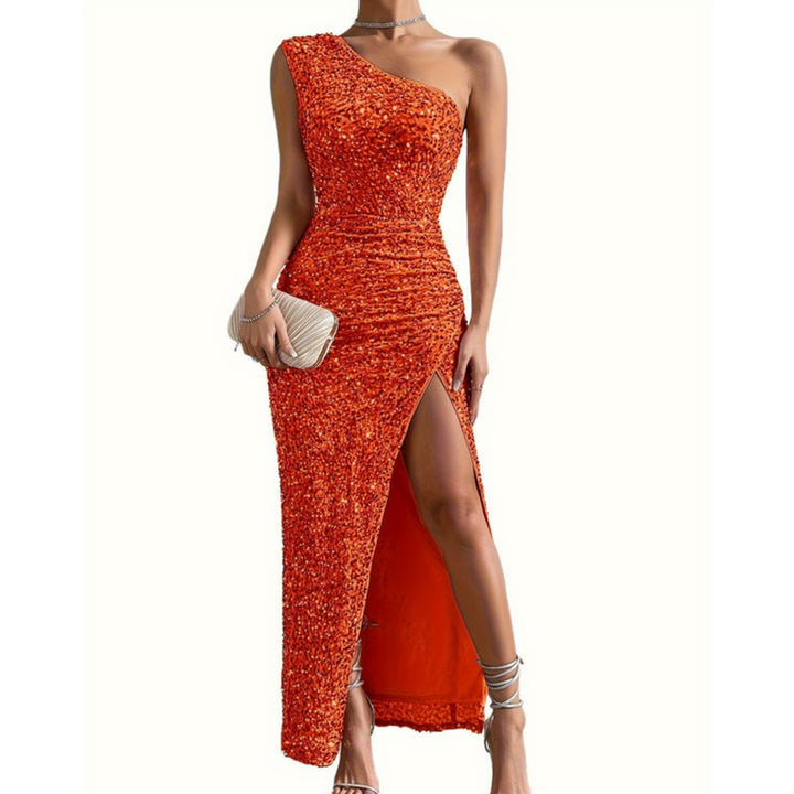 Dam Klänning | Elegant | One Shoulder | Fest