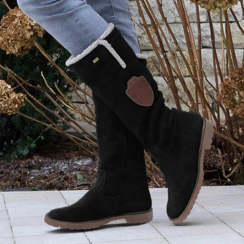 Skor för Vinter | Höga Snowboots Dam | Plattform & Sidodragkedja