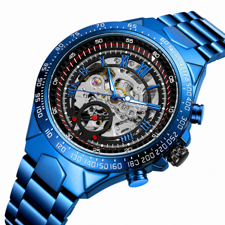 Herr Klocka | Modern | Synligt Urverk | Sommar