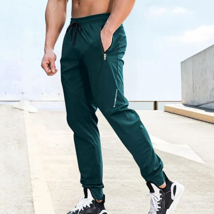 Herr Joggers | Tapered | Med Dragkedja | Sommar