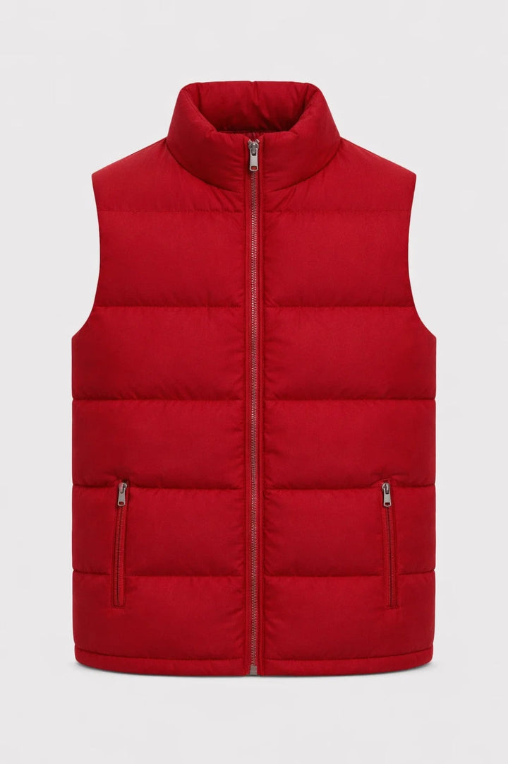 Herr Vadderad Väst | Regular fit | Med Dragkedja | Casual