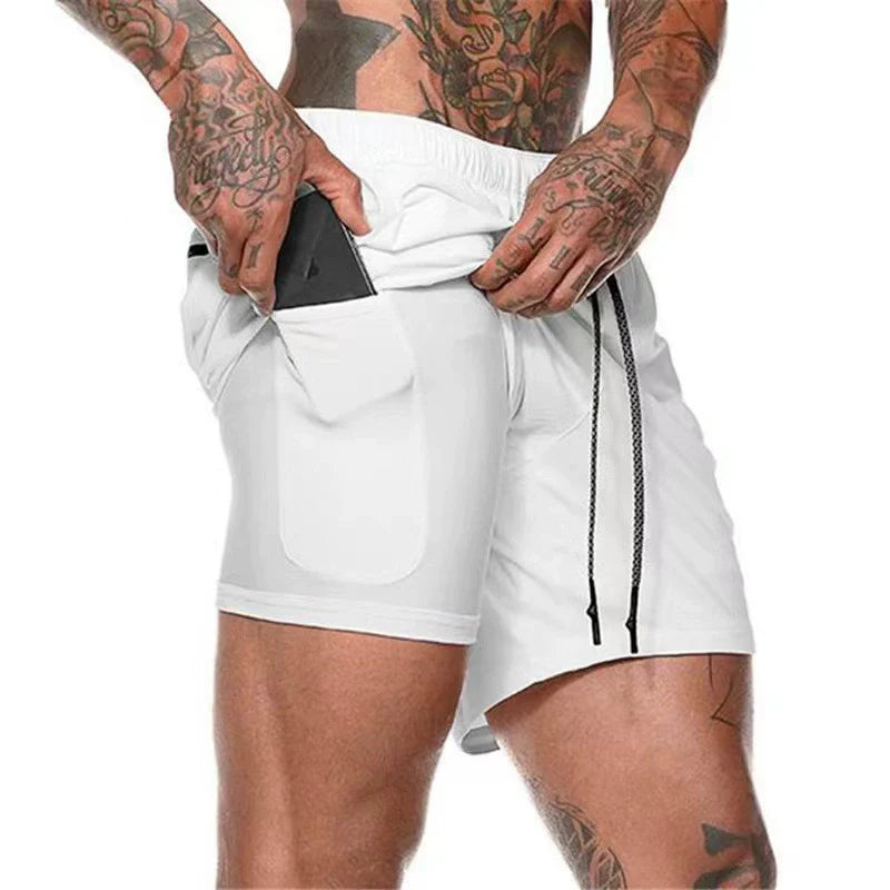 Herr Shorts | Slimfit | Med Dragsko | Sommar