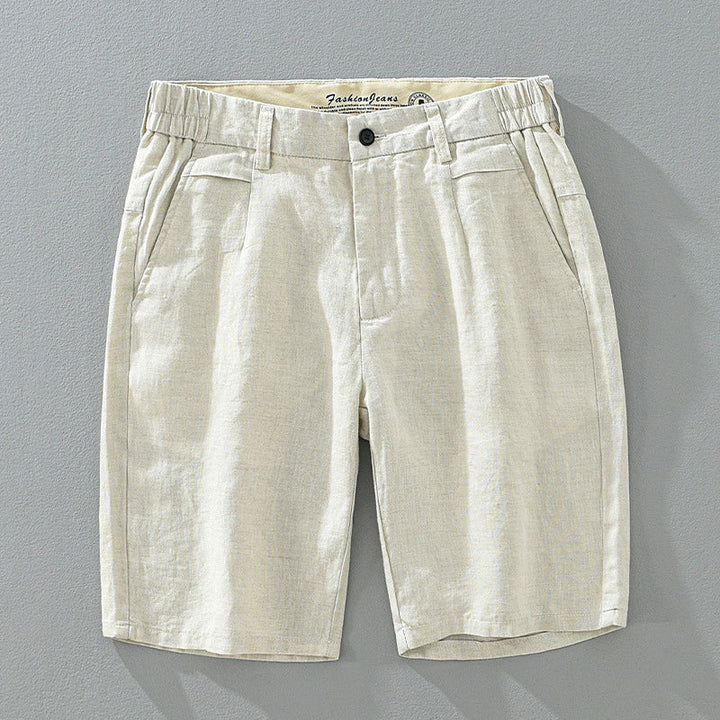 Herr Shorts | Straight | Elastisk Midja | Sommar