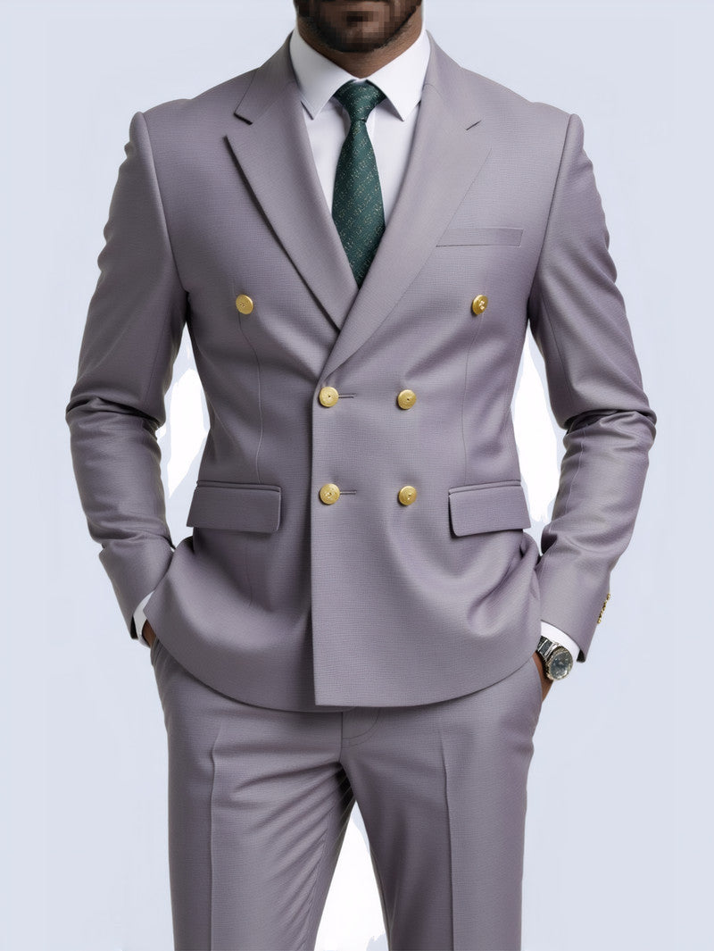 Herr Blazer | Getailleerd Elegant | Dubbelknäppt | Sommar