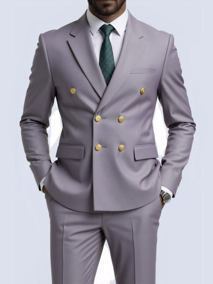 Herr Blazer | Getailleerd Elegant | Dubbelknäppt | Sommar