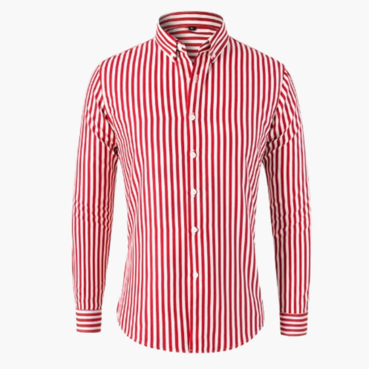 Herr Skjorta | Elegant | Randig Design | Sommar