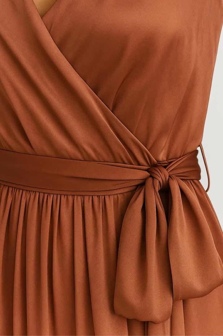 Dam Klänning | Elegant | V-ringad | Sommar