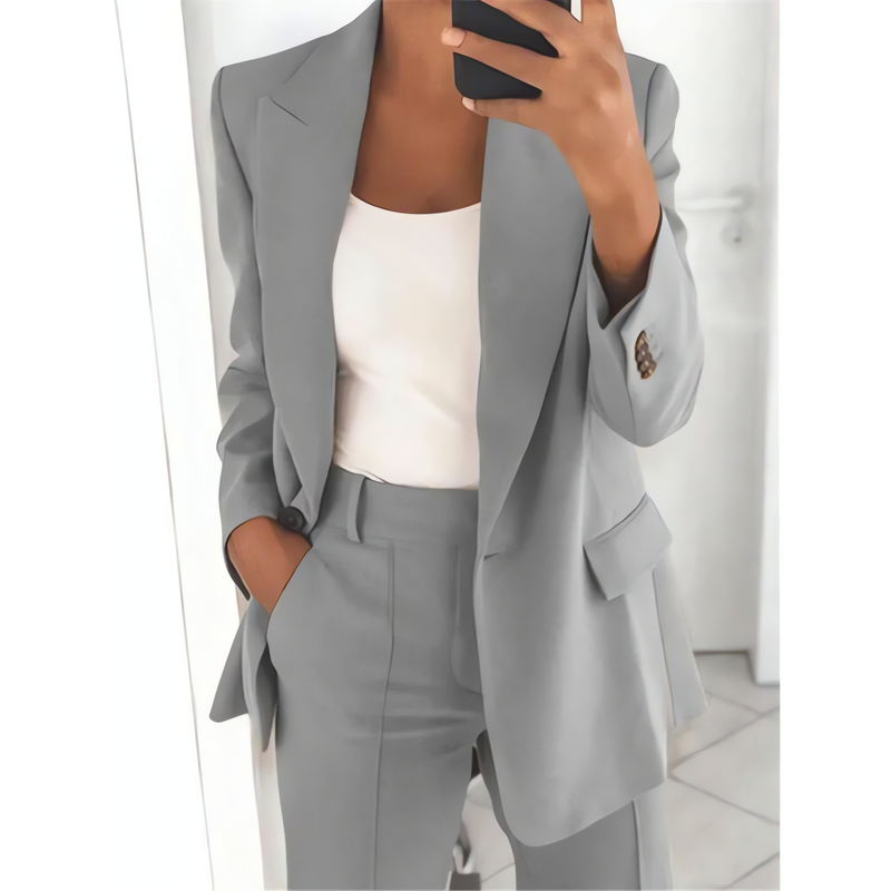 2-delat Damset | Formell Arbetsstil & Elegant Look | Kläder