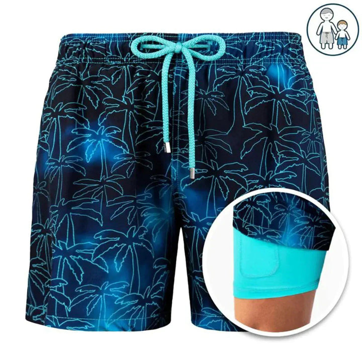 Herr Shorts | Rak Modell | Med Dragsnöre | Sommar