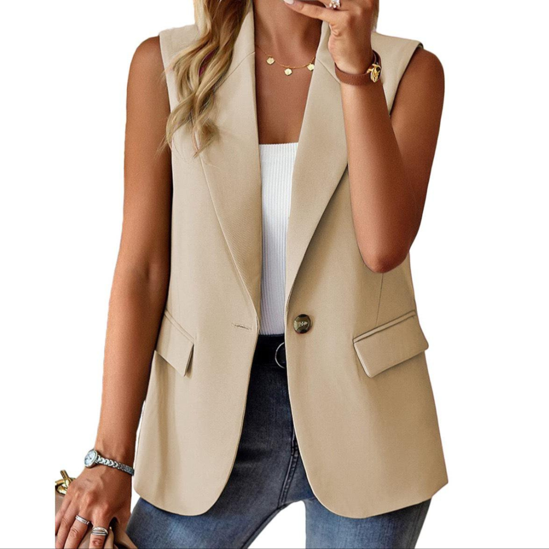 Dam Gilet | Elegant | Utan Ärmar | Sommar