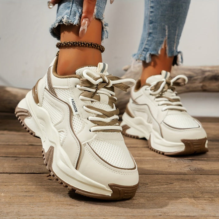 Sneakers för Damer | Elegant Höjd &amp; Dämpad Sula | Perfekta för Vardag &amp; Stadsliv