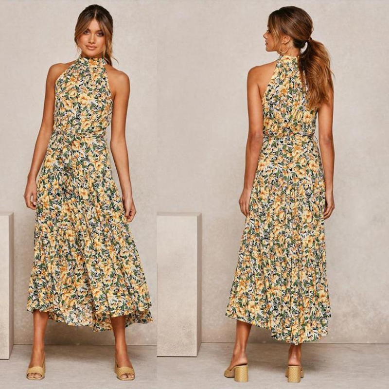 Damklänning | Elegant | Halterneck | Sommar