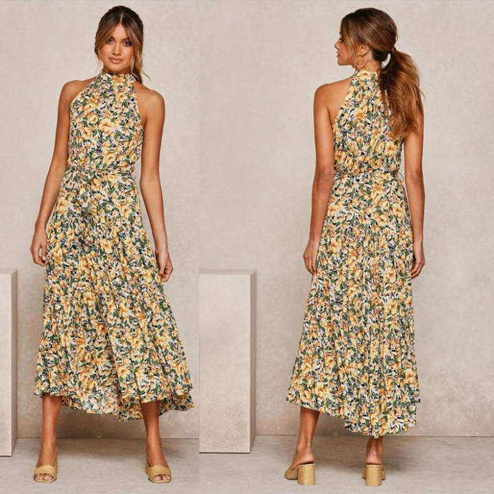 Damklänning | Elegant | Halterneck | Sommar