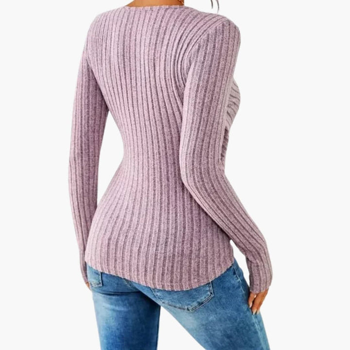 Dam Topp | Elegant | Lång Ärm | Vår