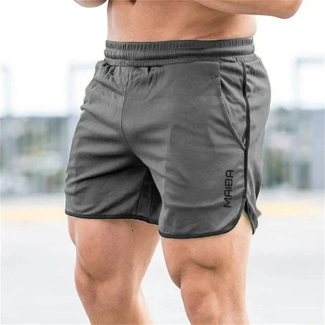 Herr Sportshorts | Slimfit Kort | Elastisk Midja | Sommar