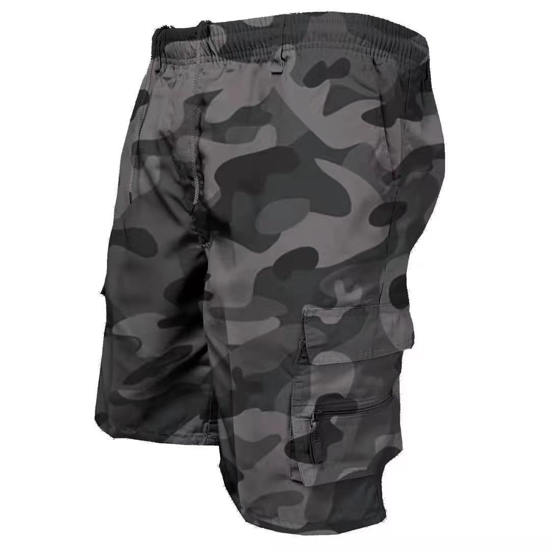 Herr Shorts | Cargo | Elastisk Midja | Sommar